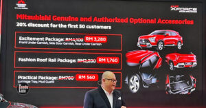 Pakej aksesori Mitsubishi Xforce 2026