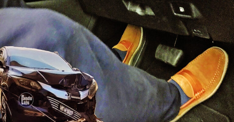 Tersalah tekan pedal minyak