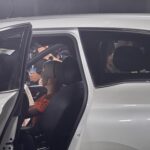 Demonstrasi ujian perlanggaran Chery Tiggo 9 dan Chery Tiggo 7 Pro di Wuhu, China.