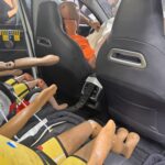 Demonstrasi ujisn perlanggaran Chery Tiggo 9 dan Chery Tiggo 7 Pro di Wuhu, China.