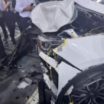 Demonstrasi ujisn perlanggaran Chery Tiggo 9 dan Chery Tiggo 7 Pro di Wuhu, China.