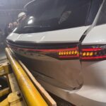 Demonstrasi ujian perlanggaran Chery Tiggo 9 dan Chery Tiggo 7 Pro di Wuhu, China.