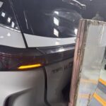 Demonstrasi ujian perlanggaran Chery Tiggo 9 dan Chery Tiggo 7 Pro di Wuhu, China.