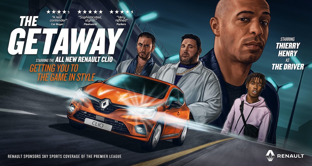 Thierry Henry pernah menjadi duta Renault