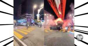 Polis tahan 15 individu nyala suar di Bukit Bintang.