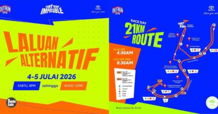 Toyota Outrun 2026 – Beberapa Jalan Di Putrajaya Ditutup Bermula Malam Sabtu