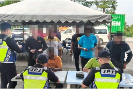 Pemandu Kenderaan Komersial Positif Dadah Ditahan JPJ, AADK di Plaza Tol Gombak