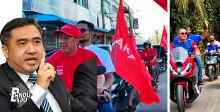 Anthony Loke Siew Fook arah JPJ saman petugas kempen PRN Johor tidak pakai helmet