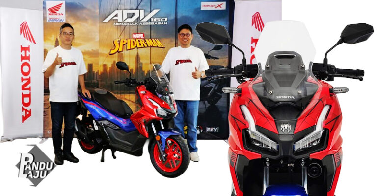 Honda ADV 160 Spider-Man Edition 2027 Lancar di Malaysia, Hanya 300 Unit, Harga RM14,149