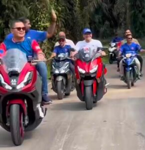 Petugas BN tak pakai helmet di PRK Slim